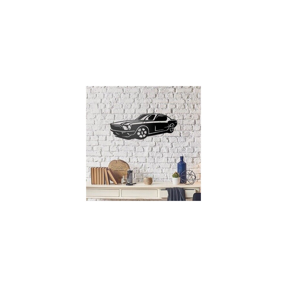 PIRUDEM Déco murale en métal Mustang