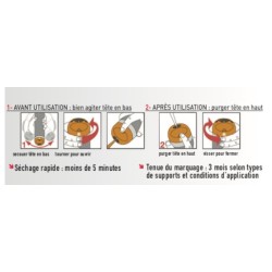 TRACEUR de Chantier Peinture aérosol