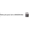 Platine Acier Carré Près Percé Professionnel