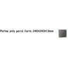 Platine Acier Carré Près Percé Professionnel