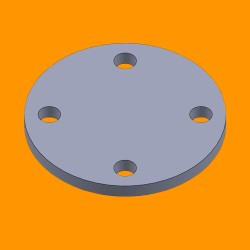 Platine Acier Ronde Près...