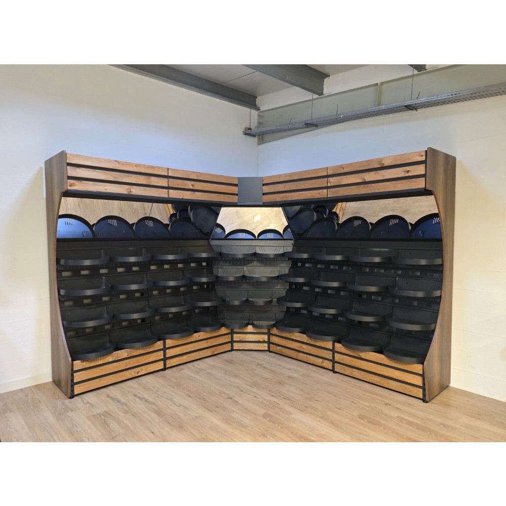 Présentoir fruit et légumes "LOTUS"