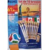 Lot de 10 Pinceaux- Performance ou Industrie