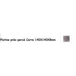 Platine Acier Carré 14 Professionnel