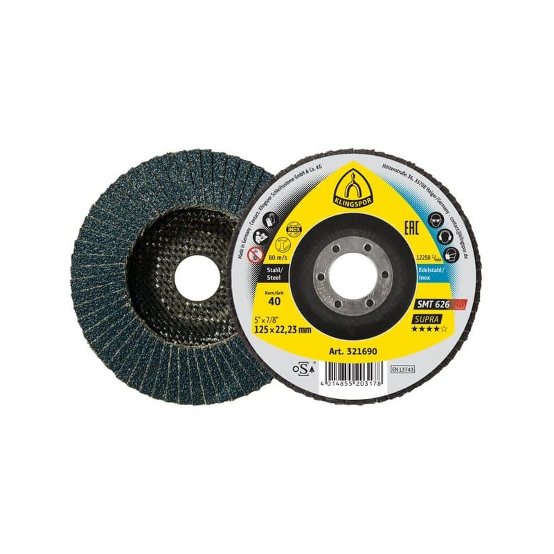 Disque abrasif pour Acier à Lamelle
