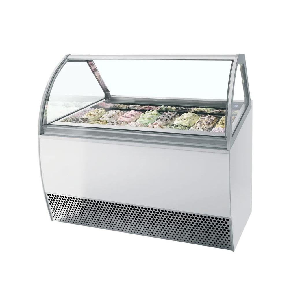 MILLENNIUM LX18 Vitrine ventilée pour glace en bac