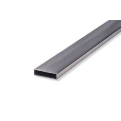 Tube rectangulaire inox poli