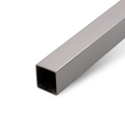 Tube carré inox brut