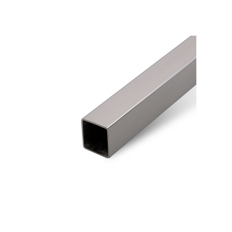 Tube carré inox brut